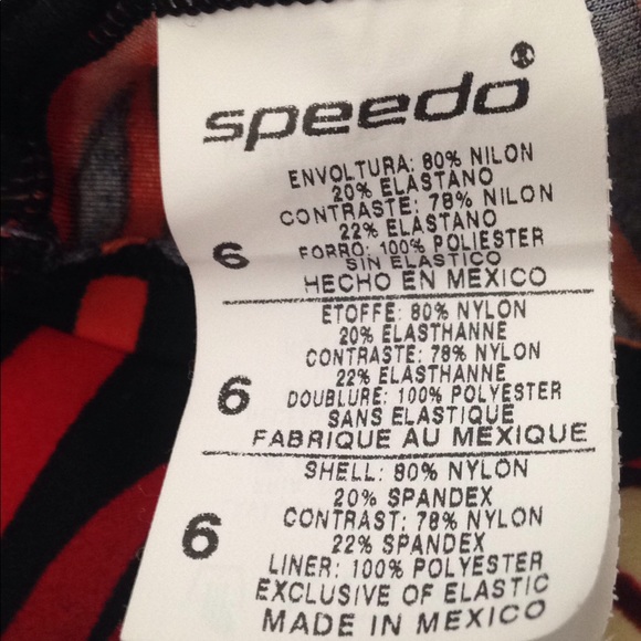 Speedo 2 Piece Swimsuit Bikini Size 6 - Picture 4 of 4